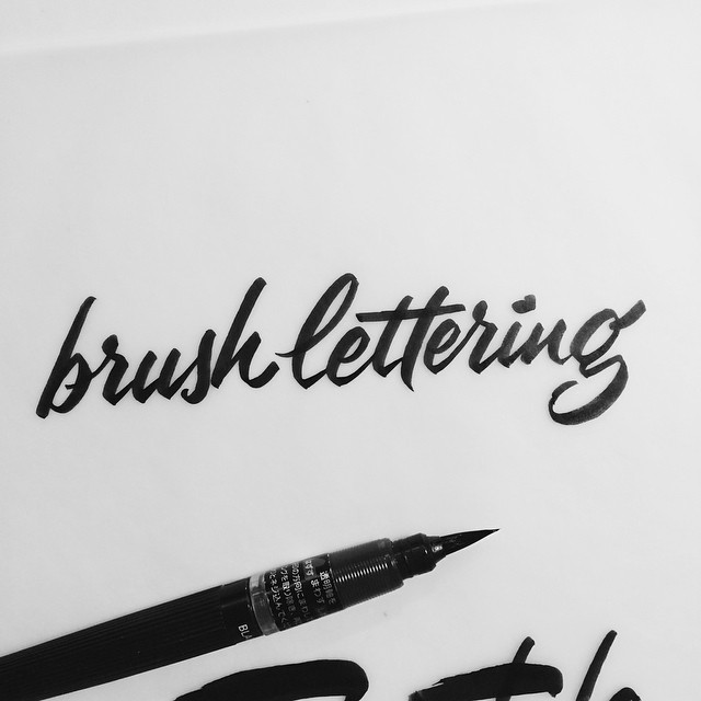 lettering brushlettering Script brushscript Handlettering handdrawntype handmade sketch brushpen