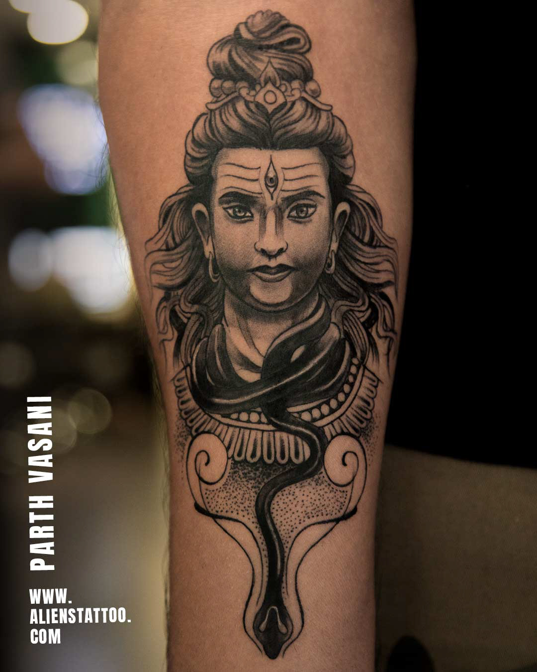 Shiva Tattoo by Parth Vasani At Aliens Tattoo India on Behance