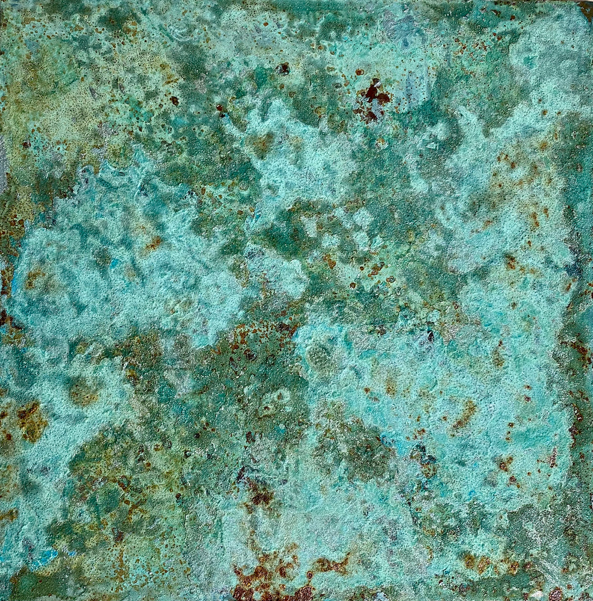 abstract canvas dibond iron metal oxidants oxidized patina rust