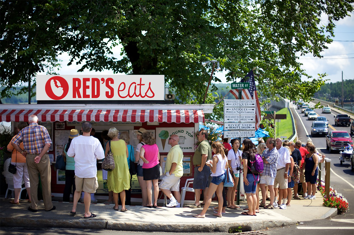 lobster reds eats Maine Reds red Rebrand