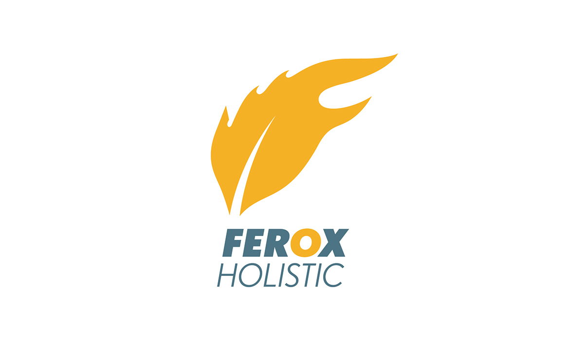 Logo Design identity Ferox holistic nutrition personal training Plant-Based brand Consulting life coaching