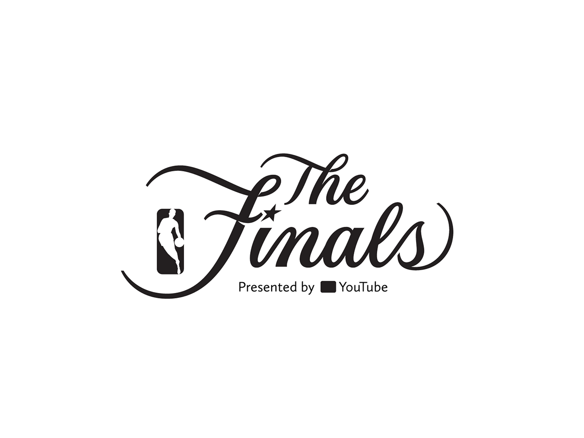 lettering HAND LETTERING bezier curves script logo logo Logo Design NBA NBA Finals