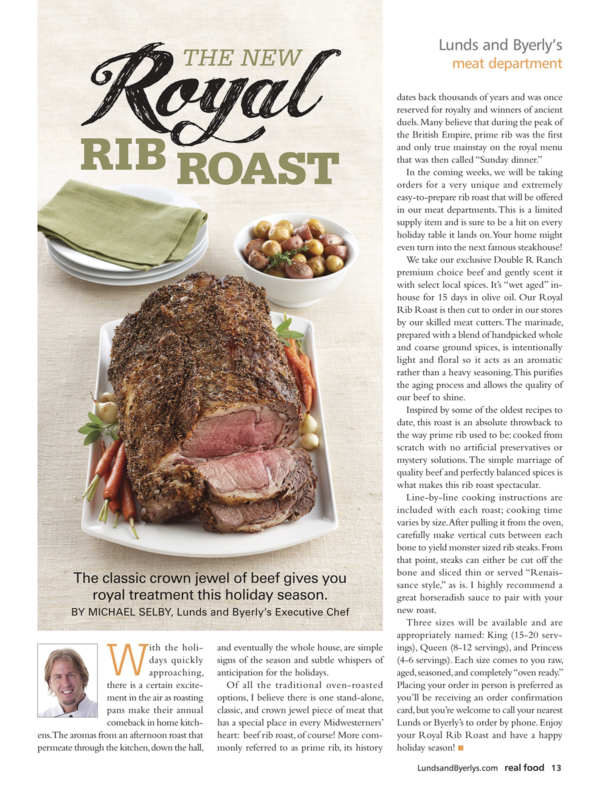 Food  real food  Magazine  page layout