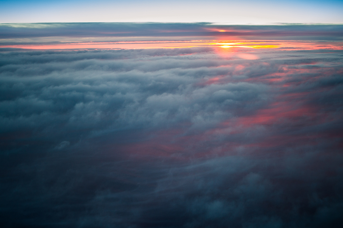 Aerial aerialscapes sunset air sea canary island view digital photo clouds water Landscape Travel light SKY