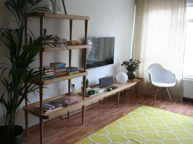 wooden bookshelf modular coffee table