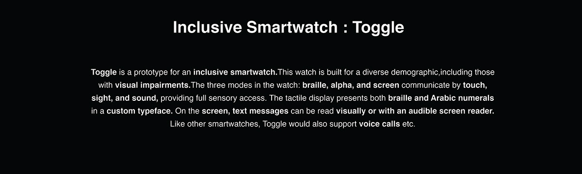 adobeawards smart watch blind