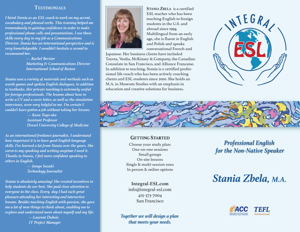 brochure Integral-ESL ESL Layout print