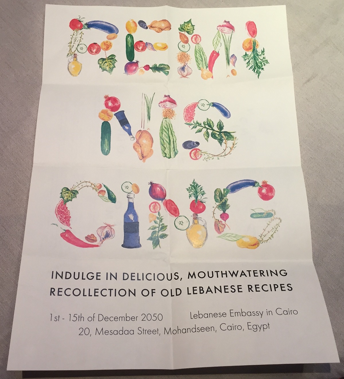 Food  festival lebanon Lebanese illustrations watercolors recipes
