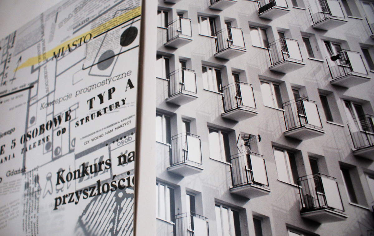 rtym photo collage kolaz Modernizm modernism Bloki Gdansk osiedla block Block of flats Le Corusier architektura kadr Fotografia