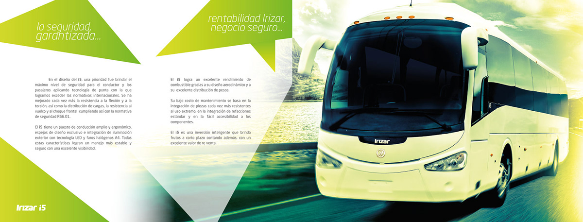 irizar mexico graphic buses roads campaign Queretaro diseño gráfico
