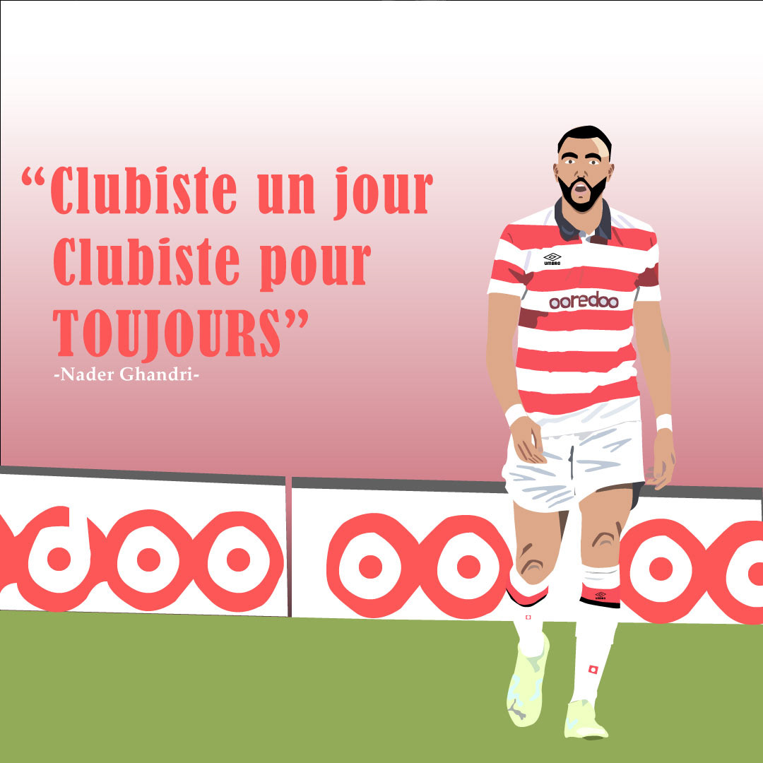 club africain tunisia Tunisie football Social media post adobe illustrator Graphic Designer النادي الإفريقي