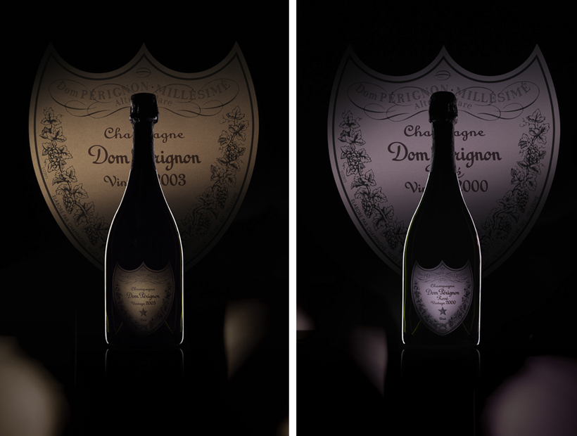 Domperignon print packagingdesign davidlynch Champagne Events