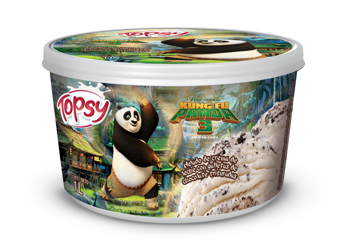 helados ice-cream kung fu panda promocional
