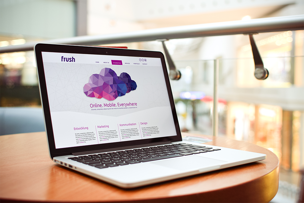 cloud purple Website demo