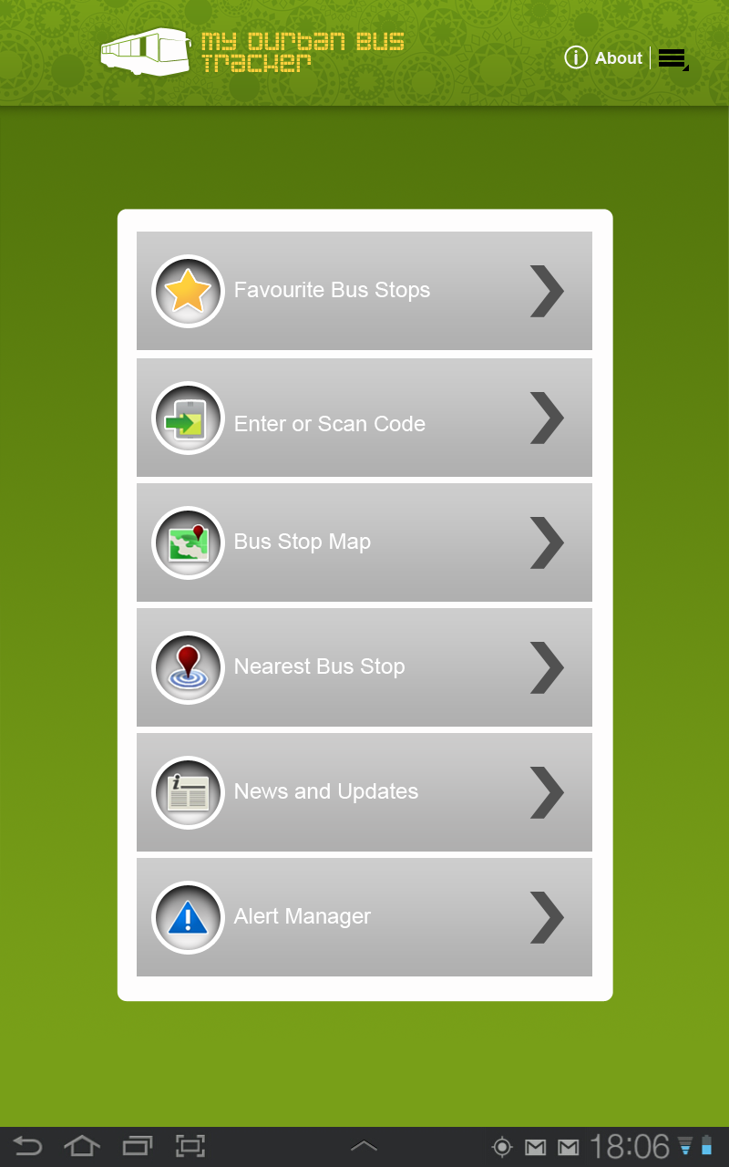 Mobile Application Durban bus tracker mobile ideas