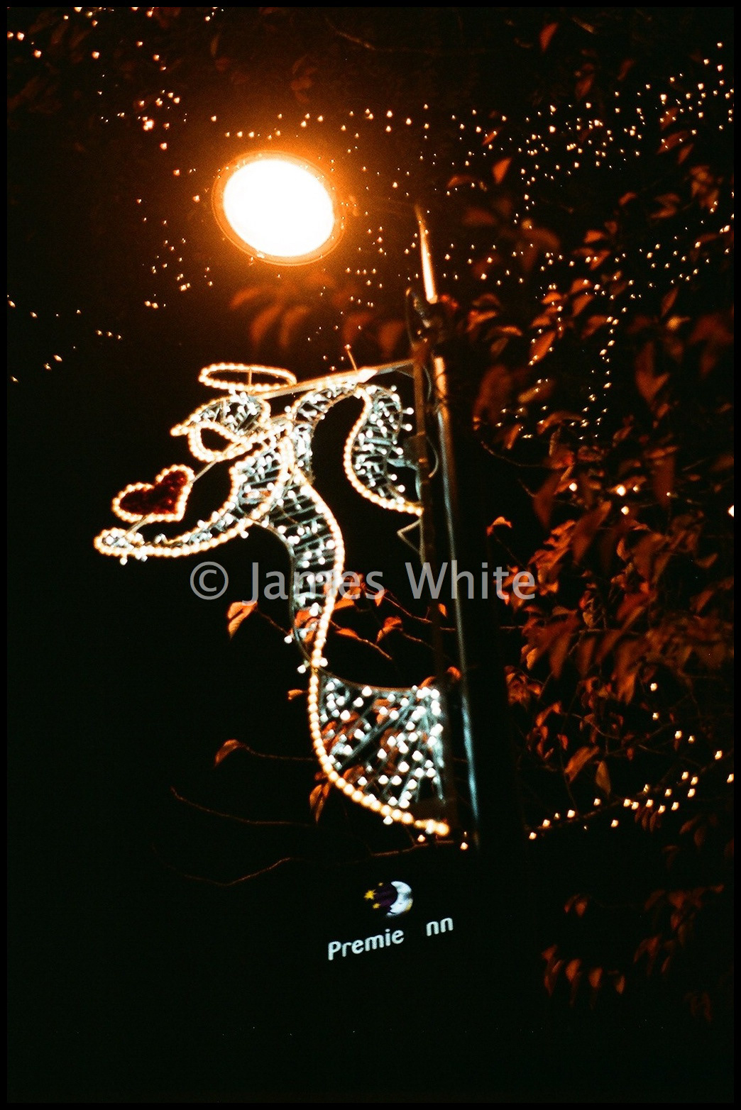 orbs light colour Christmas manchester Street Urban market life illuminated blur depth of field multicoloured night dark