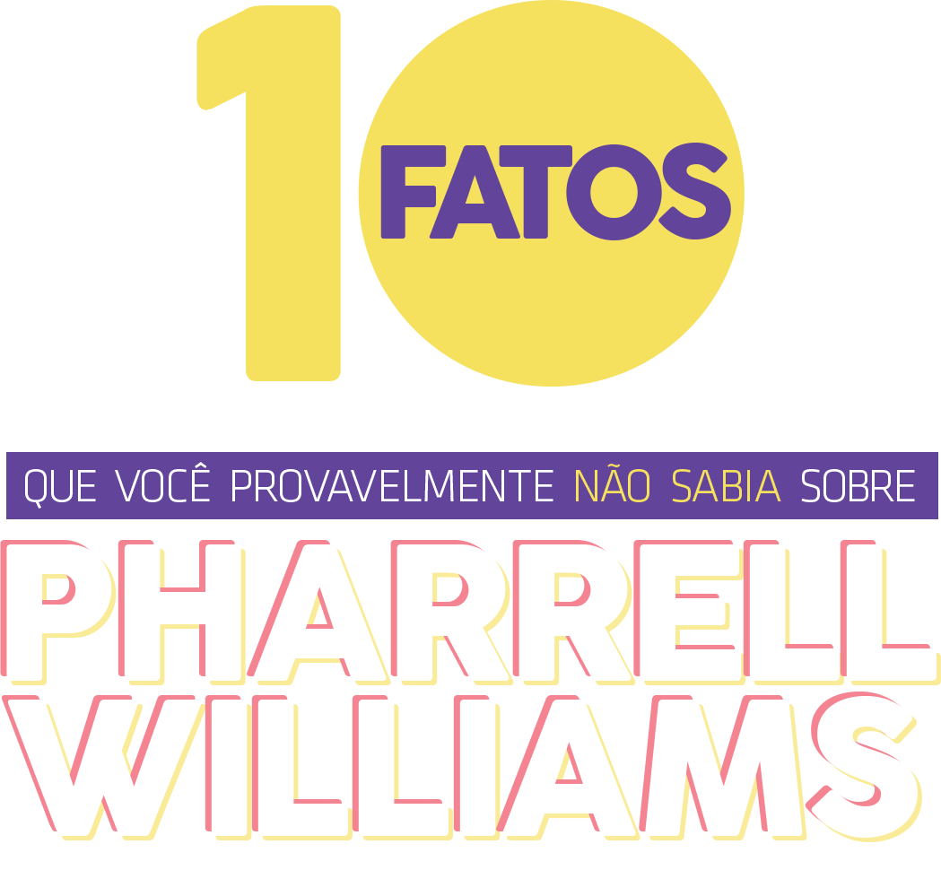 pharrell williams infographic 10 Facts Fun editorial gshow Globo lollapalooza Brazil