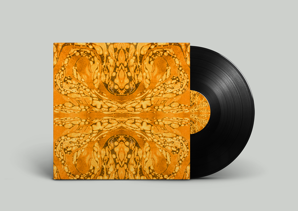 pattern design  graphic design  secret 7 music album cover vinyl handmade pattern ILLUSTRATION  creative marble inks