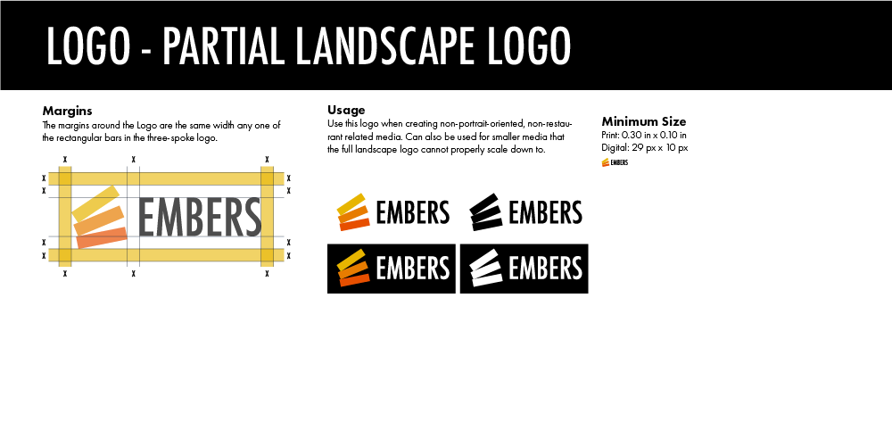 branding  Ember fire Logo Design minimalist Mockup vector Rebrand restaurant