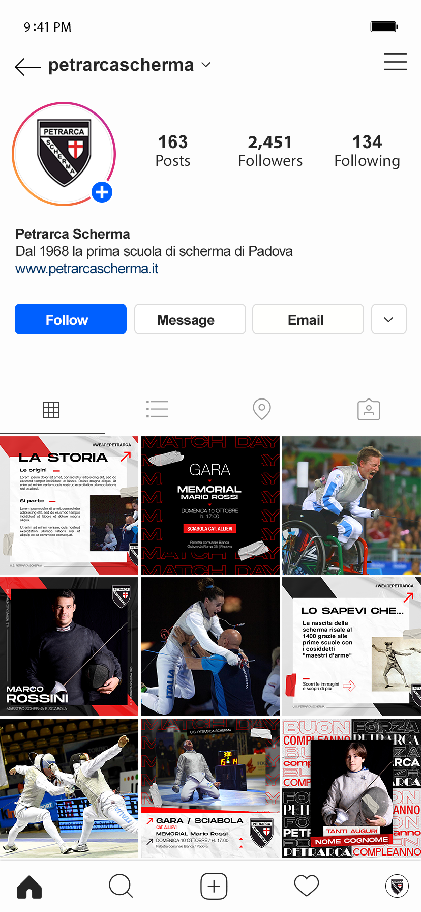 Design sport fencing fencing design fencing social media petrarca scherma Social Media Sport sport sport design