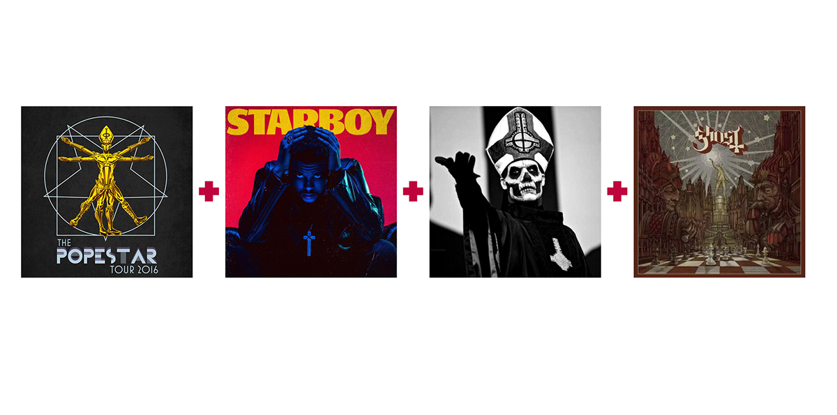 crossover featuring fusion ghost Ghost bc heavy metal music Pop Art rock the weeknd