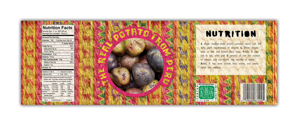 cholos peru potatoes papas potato chips diego salazar arequipa kansas city New York real potatoes labels Packaging