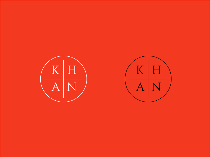 khan logo khan logo self branding IITH mdes DoDIITH
