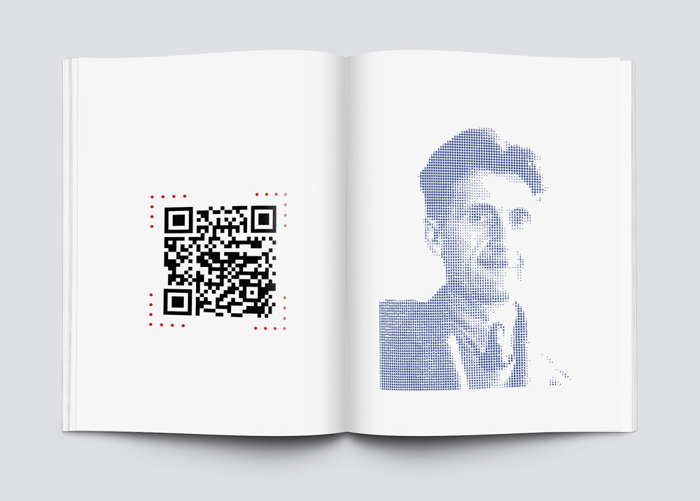 Orwell Orwell1984 hybrid novel thesis Selfpublishing qrcode augmented reality print digital book