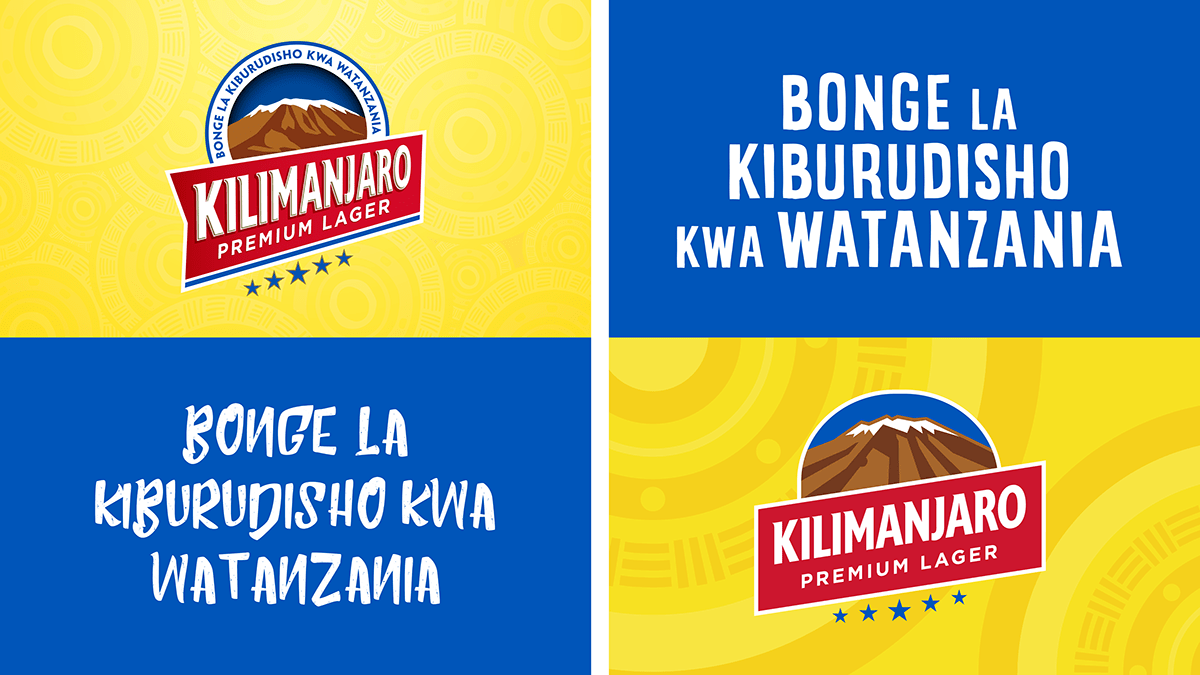 kilimanjaro Tanzania Beer Packaging package design  brand identity Logo Design visual identity