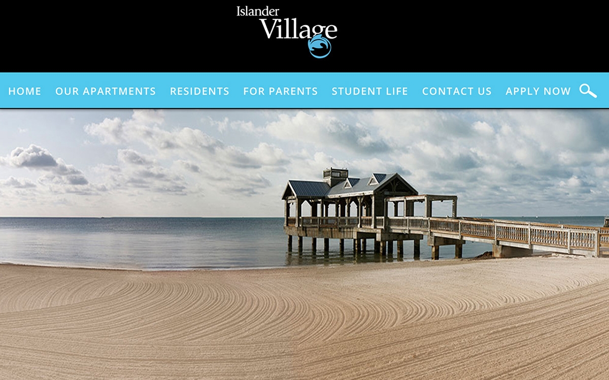islander village Website design