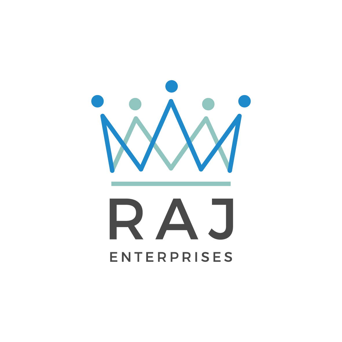 Logo Design raj enterprises raj logo Rajasthan India Kuwait