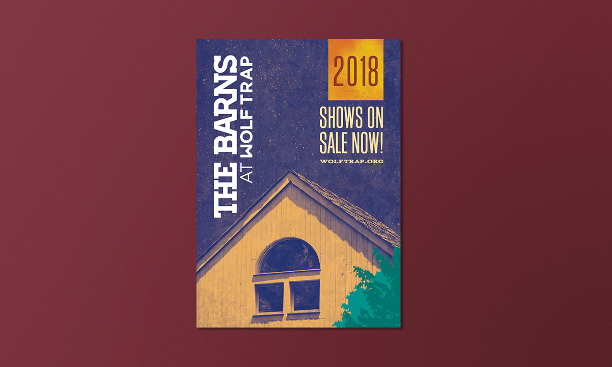 barns rustic spring marketing   brochure mail music venue graphic design  Layout