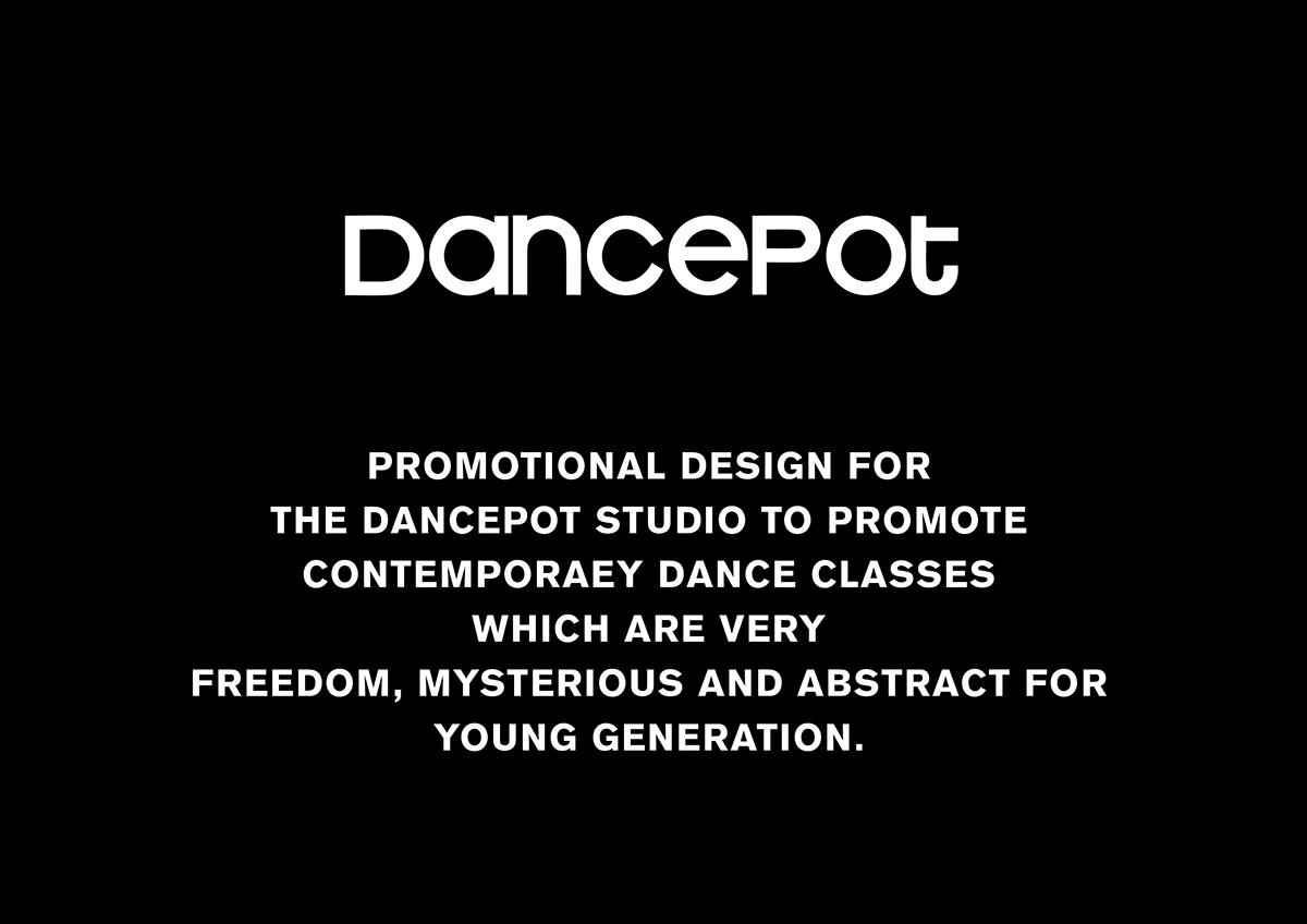 student print Promotional DANCE   contemporary dance poster DIRECTMAILER freedom mysterious abstract Young banner bus stop