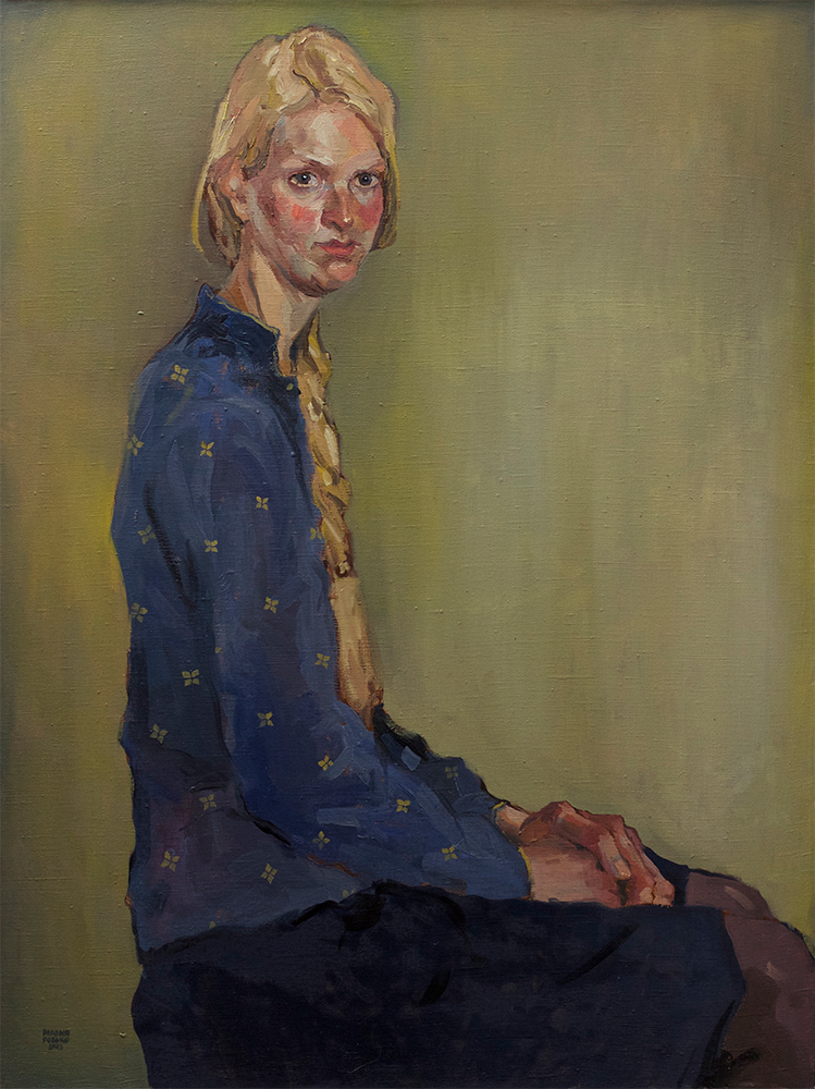 Portret oil canvas Exhibition 