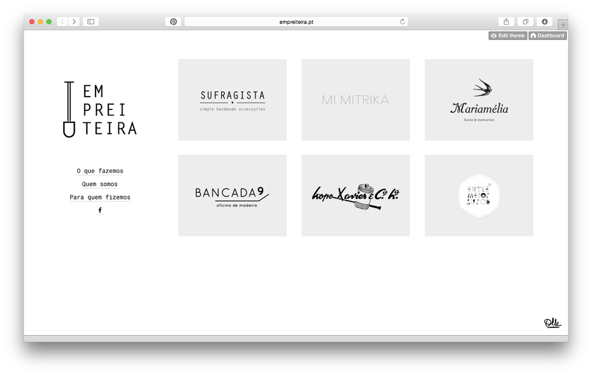 EMPREITEIRA Portugal sufragista webshops Webdesign