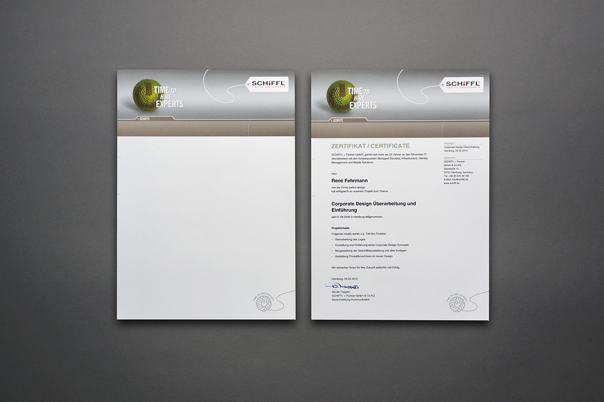 Corporate Design Corporate Identity cd CI logo Briefschaft geschäftsausstattung design manual stricken Handarbeit metallic print