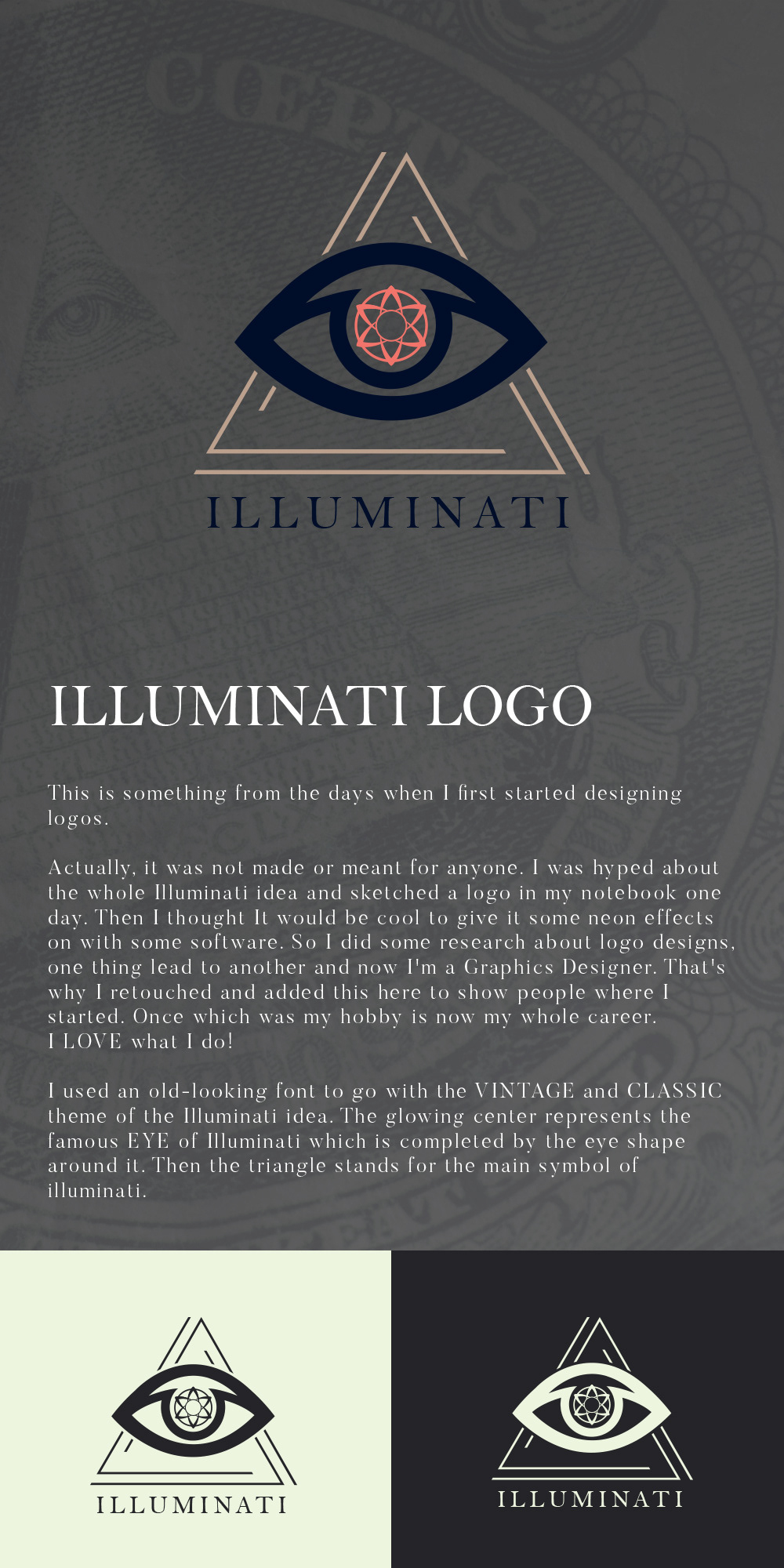 conspiracy design element eye freemason God Hipster illuminati pyramid logo