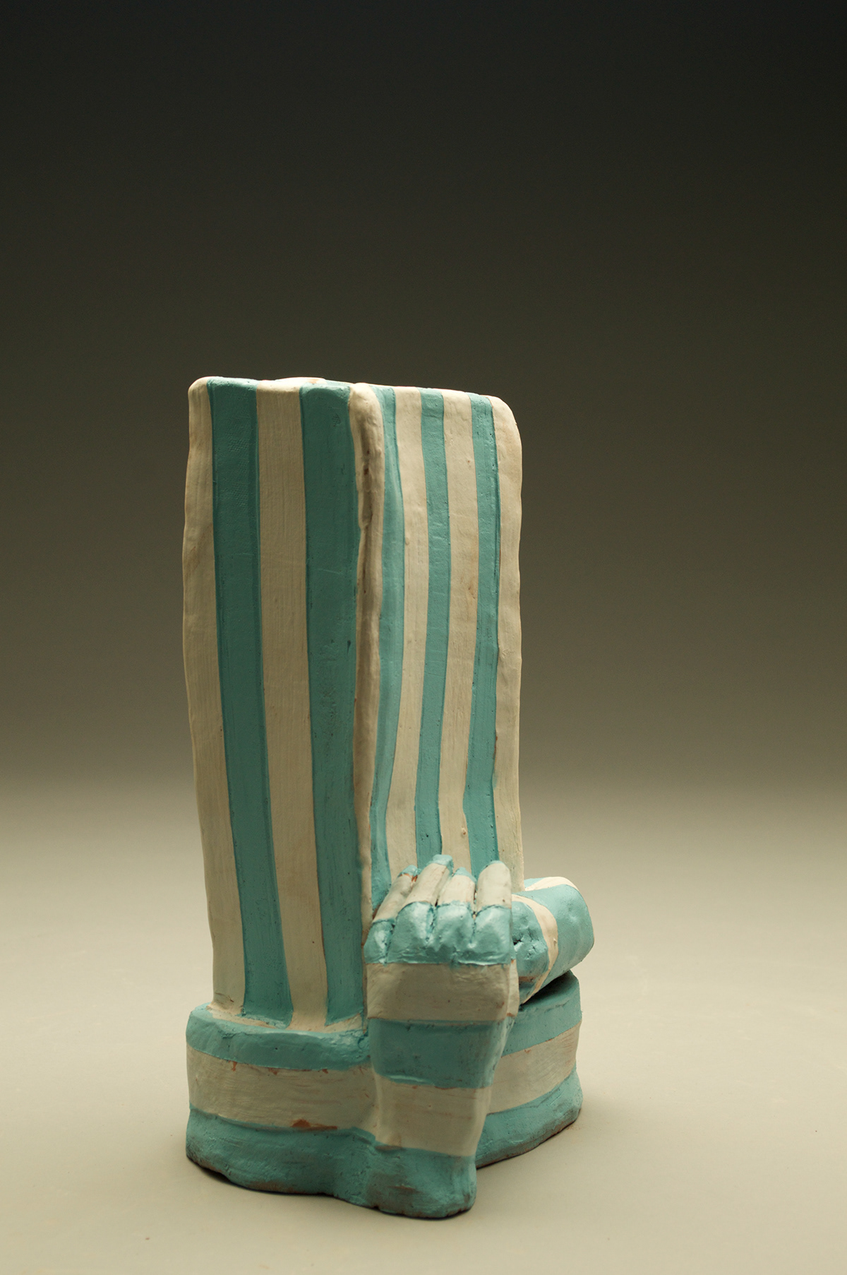 ceramics  glazewear sculpture figure sculpting feets and fingers