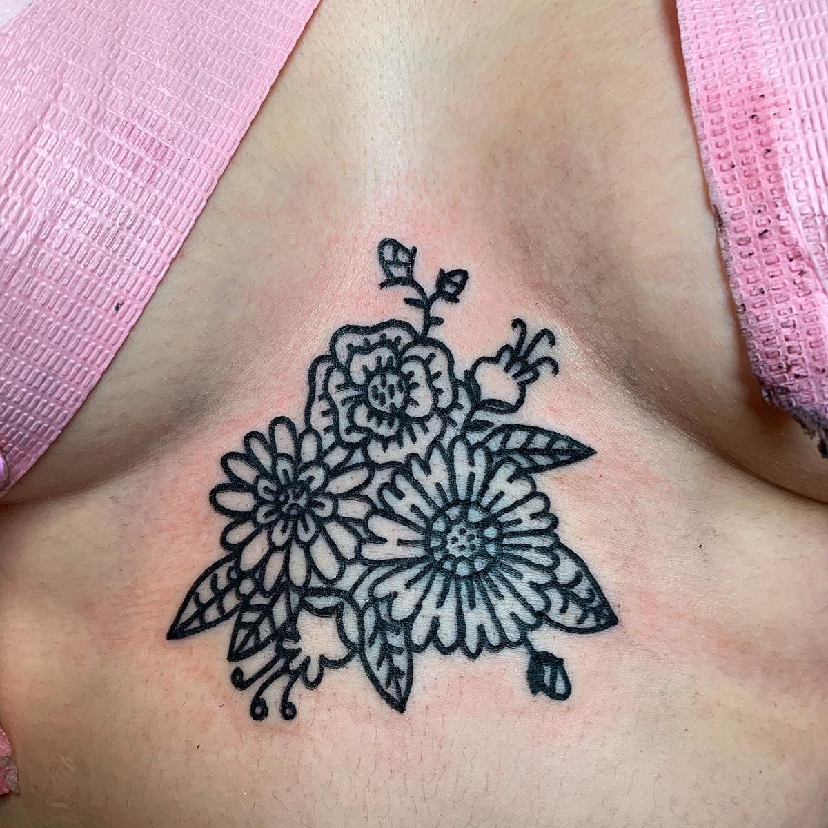 El Salvador tattoo self love feminism floral