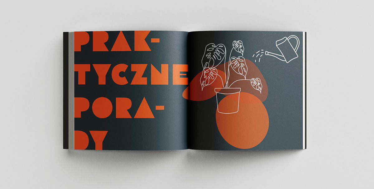 design Graphic Designer typography   Photography  plants Modern Design designer quarterly magazine