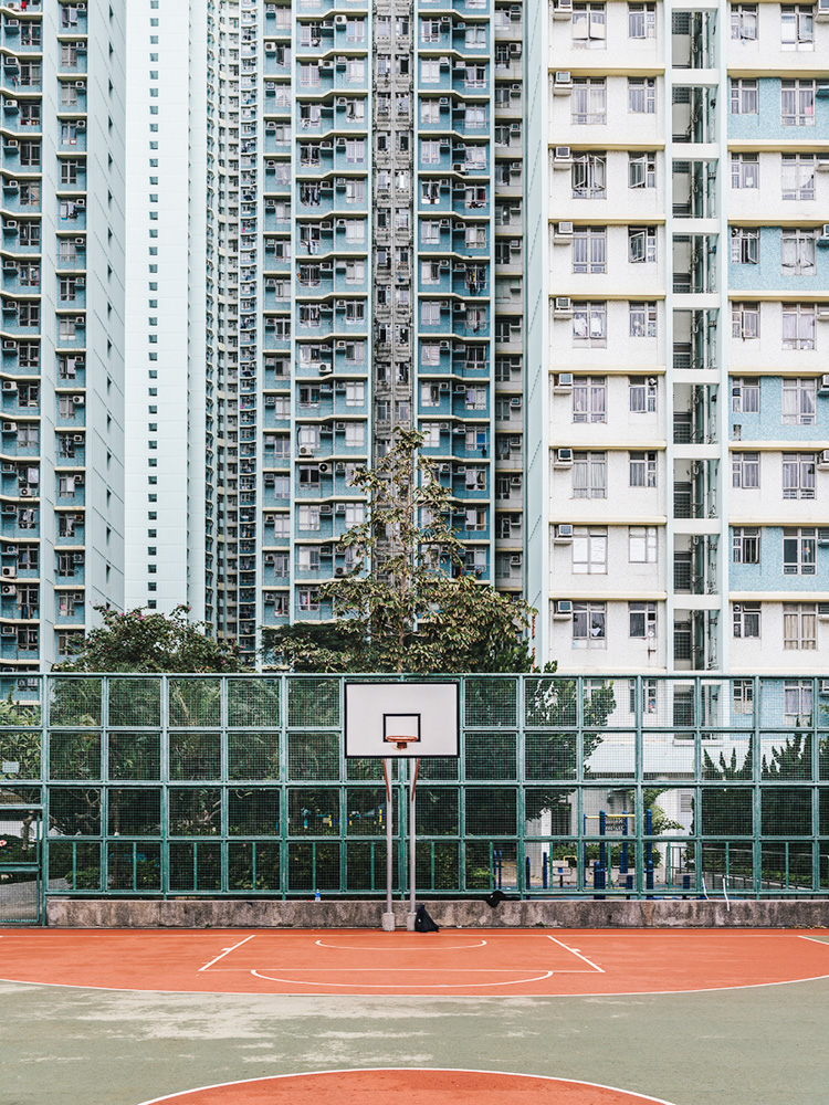 Hong Kong architecture fine art photo Photography  Playground symmetry basketball Basketball Court