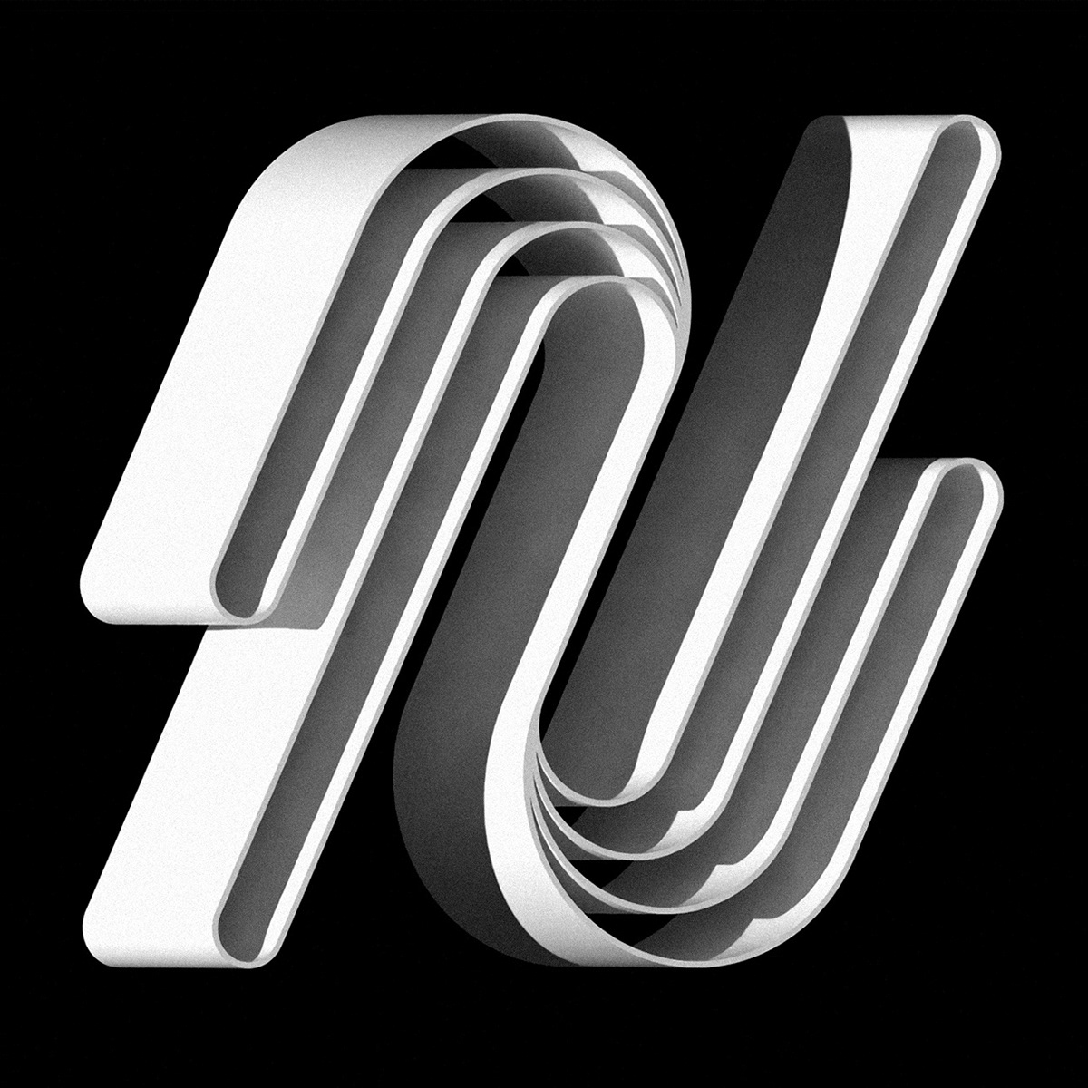 type typedesign lettering typography   3D blackandwhite adobe illustrator Adobe Photoshop Logo Design 36daysoftype