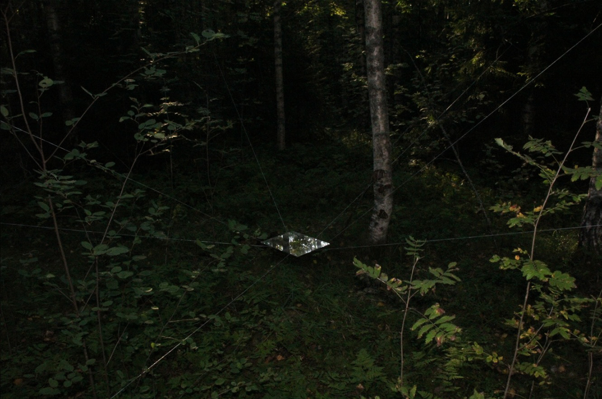 installation sculpture forest finland vector land art environmental art new aesthetic