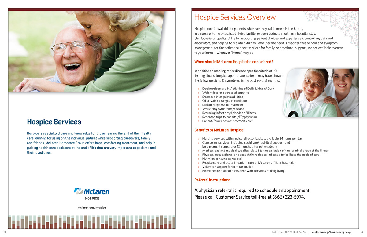 marketing   communications sales brochures heathcare patient Geriatric