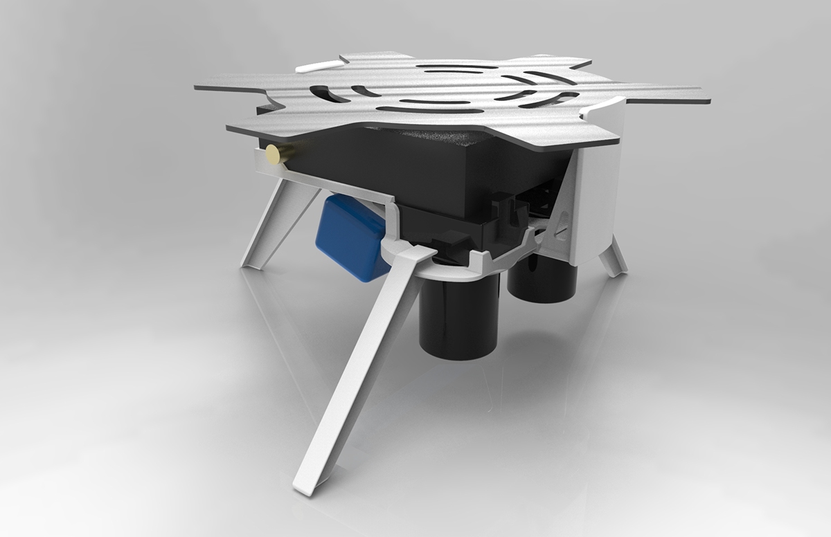 drone suppotr camera battery 3d print