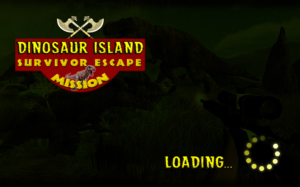 Dinosaur Island : Survivor Escape Mission UI/UX Design