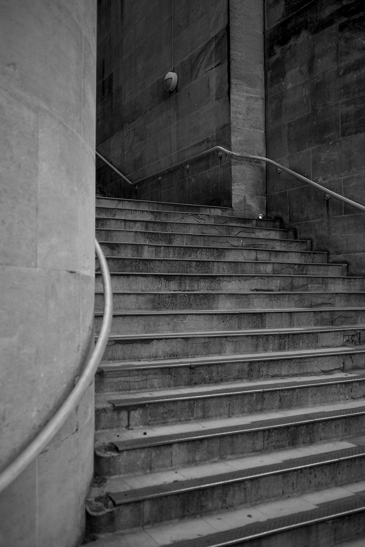 steps London concrete bridge