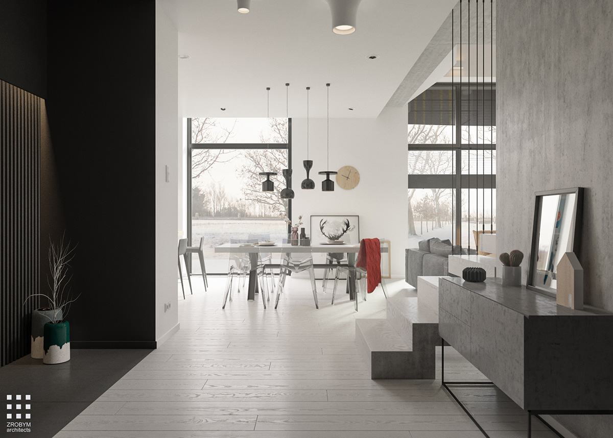 Interior design belarus Scandinavian minsk 3ds max corona renderer minimalist CG Render