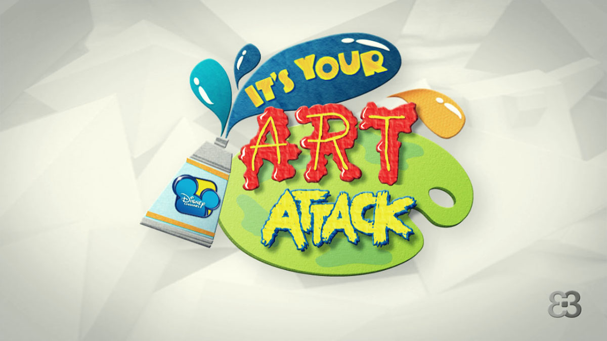 disney art attack show packaging live-action CG motion graphics kids children props design malaysia malaysian eyebelieve eyebelieve.tv