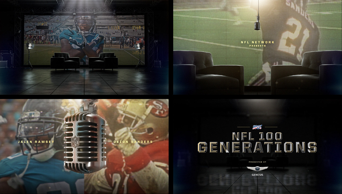 animation  Broadcast Design Broadcast Graphics motion design motion graphics  nfl NFL NETWORK sports graphics styleframing